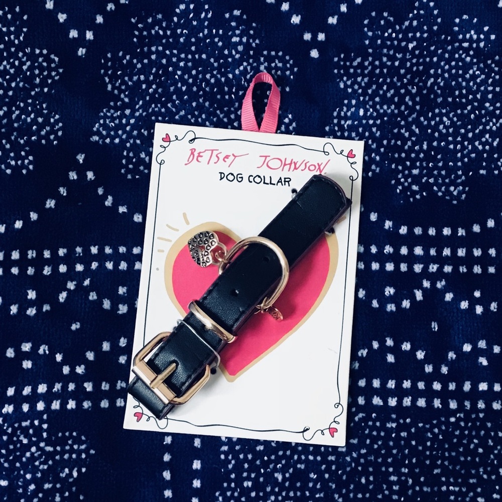 🖤💕🐶 NWT Betsy Johnson Dog Collar Total